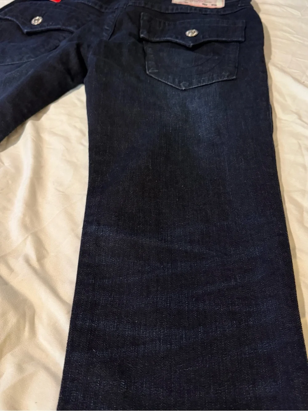 True Religion Men's Black Straight-Leg Jeans